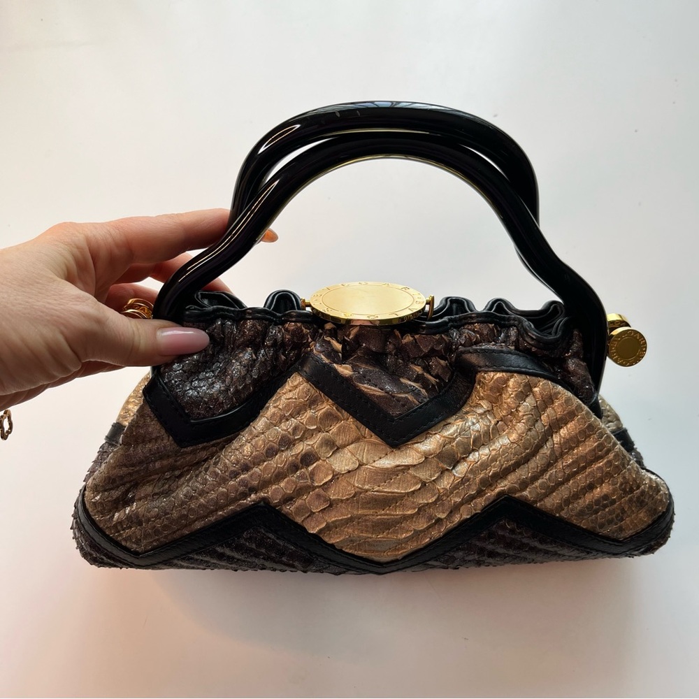 Bvlgari Python Clutch - image 1